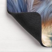 Welpe Hunde Tier Transittier Friedlich Mousepad (Ecke)