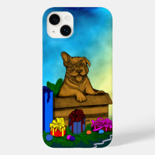 Welpe in A Box , frohe Weihnachten Case-Mate iPhone 14 Plus Hülle