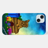 Welpe in A Box , frohe Weihnachten iPhone Hülle (Rückseite (Horizontal))