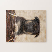 Welpe in Basket Puzzle (Horizontal)