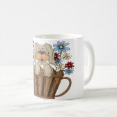 Welpe in der a-Bewässerungs-Dosen-Tasse Kaffeetasse (VorderseiteRechts)