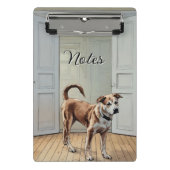 Welpe in der Mini-Zwischenablage Mini Klemmbrett (Vorderseite)