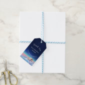 Welpe in der Wolkendusche Geschenkanhänger (Mit Garn)