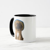 Welpe in einem Cowboyhut Tasse (Vorderseite Links)