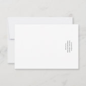 Welpe in einer Blume Pot Grußkarte Dankeskarte (Rückseite)