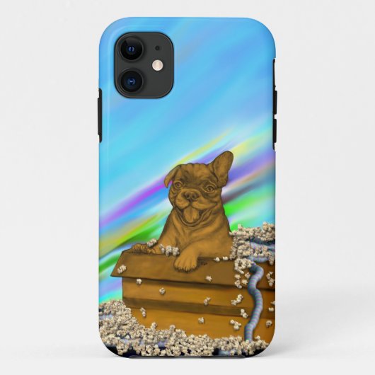 Welpe in einer Box Case-Mate iPhone Hülle (Rückseite)