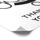 Welpe in Training Sign Poster (Ecke)