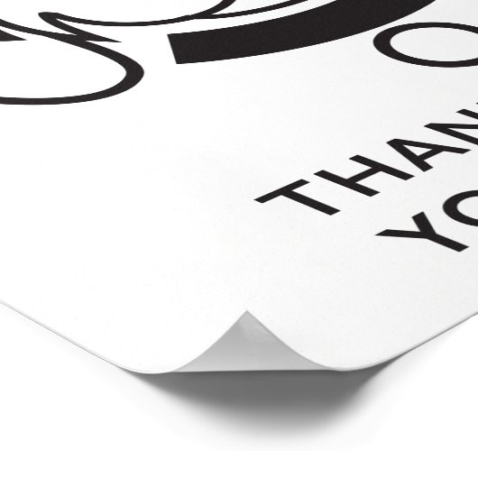 Welpe in Training Sign Poster (Ecke)