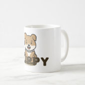 Welpe Kaffeetasse (VorderseiteRechts)