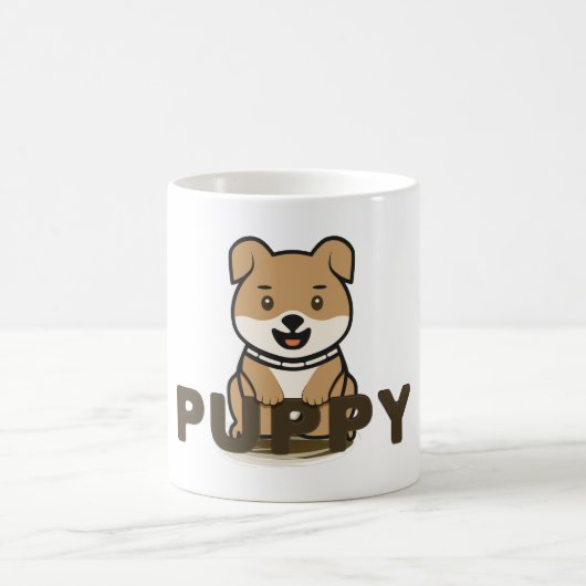 Welpe Kaffeetasse (Mittel)