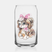 Welpe kann Glas (Rückseite)