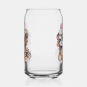 Welpe kann Glas (Links)