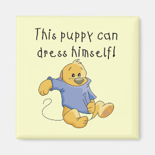 Welpe kleiden oben T-Shirts und Geschenke Magnet