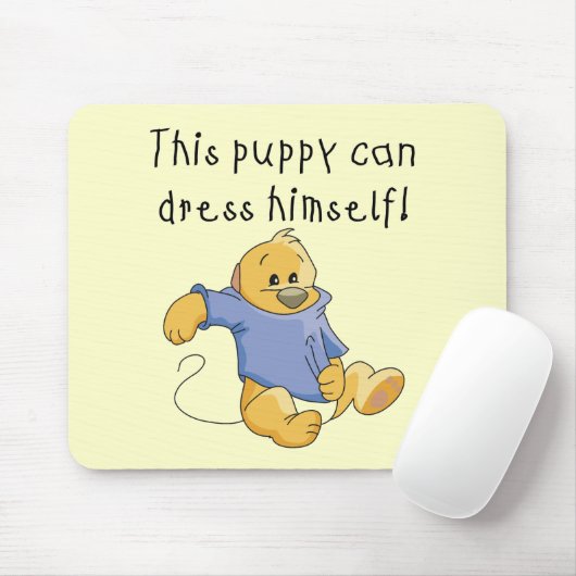 Welpe kleiden oben T-Shirts und Geschenke Mousepad (Mit Mouse)