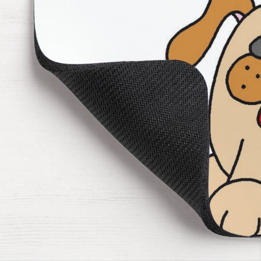 Welpe Licks sind am besten Mousepad (Ecke)