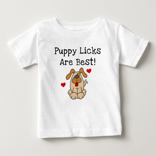 Welpe Licks sind beste T-Shirts und Geschenke (Vorderseite)
