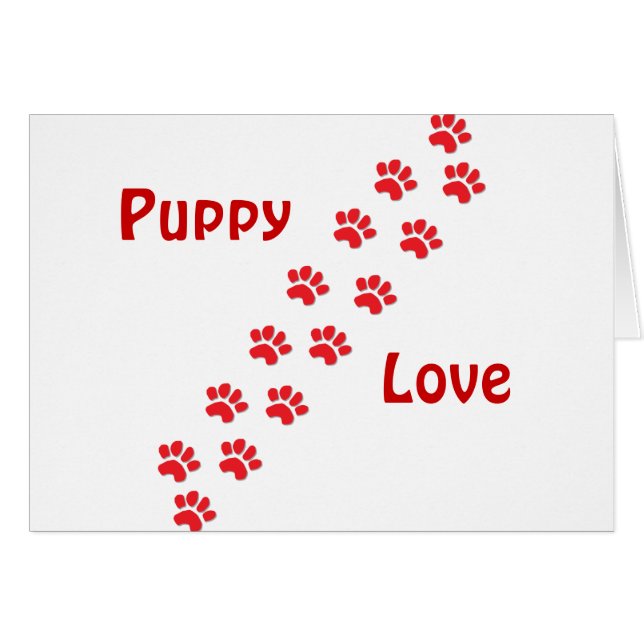 Welpe Liebe (Vorderseite (Horizontal))