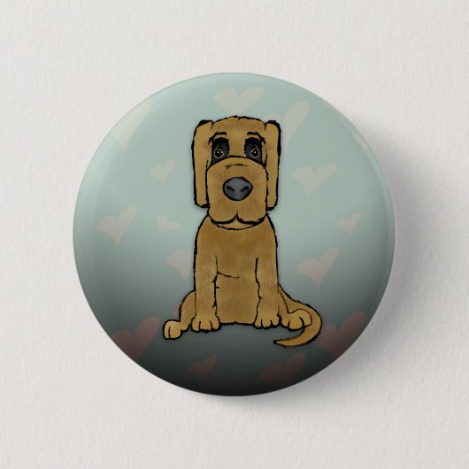 Welpe Liebe Button (Vorderseite)