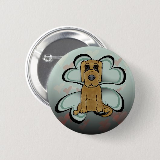Welpe Liebe Button (Vorne & Hinten)
