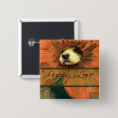 Welpe Liebe Button (Vorne & Hinten)