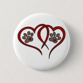 Welpe Liebe Button (Vorderseite)