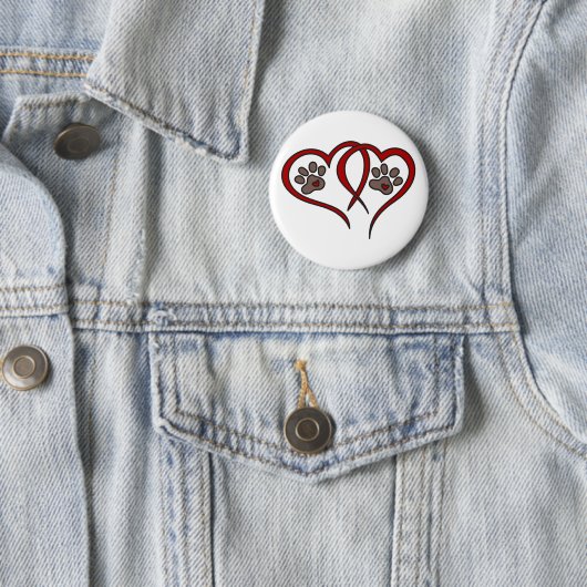 Welpe Liebe Button (Beispiel)