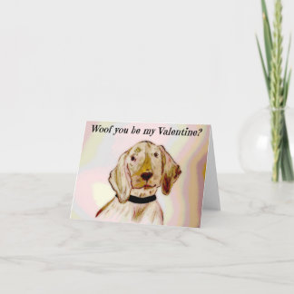 Welpe Liebe Feiertagskarte