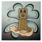 Welpe Liebe Fliese (Vorderseite)