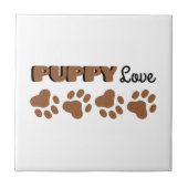  Welpe-Liebe Fliese (Vorderseite)