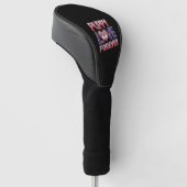 Welpe Liebe Forever Dog Golf Headcover (angewinkelt)