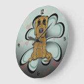 Welpe Liebe Große Uhr (Winkel)