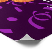 Welpe Liebe Happy Birthday Poster (Ecke)