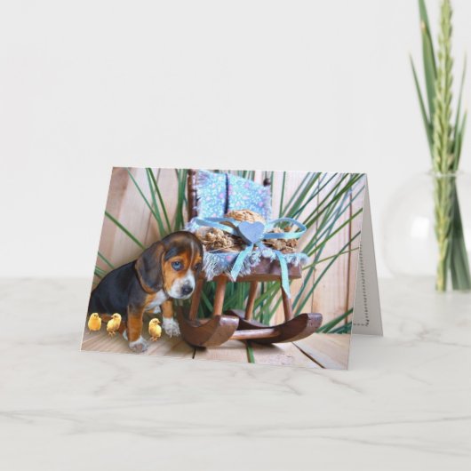 Welpe Liebe Karte (Vorderseite)