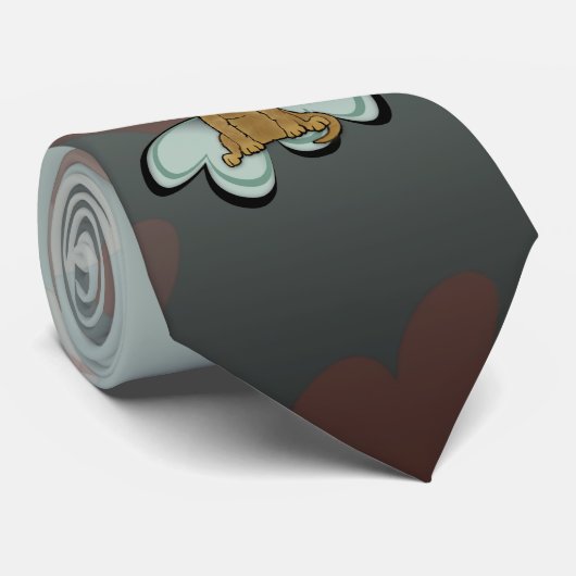 Welpe Liebe Krawatte (Gerollt)