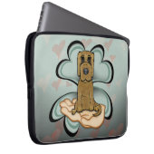Welpe Liebe Laptopschutzhülle (Vorne Rechts)