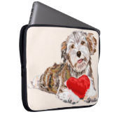 Welpe Liebe Laptopschutzhülle (Vorne Rechts)