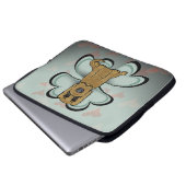Welpe Liebe Laptopschutzhülle (Vorne Knopf)