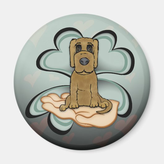 Welpe Liebe Magnet (Vorne)