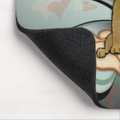 Welpe Liebe Mousepad (Ecke)