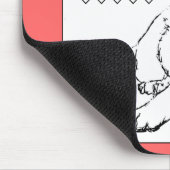 Welpe Liebe Mousepad (Ecke)