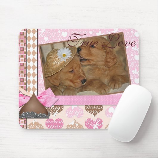 Welpe Liebe Mousepad (Mit Mouse)