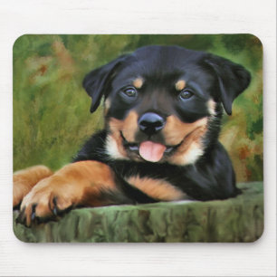 Welpe-Liebe Mousepad