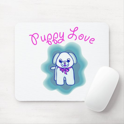 Welpe Liebe Mousepad (Mit Mouse)
