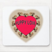 Welpe Liebe Mousepad (Vorne)