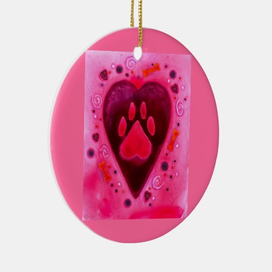 "Welpe Liebe" Ornament (Rechts)