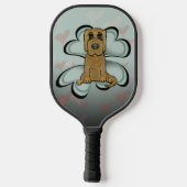 Welpe Liebe Pickleball Schläger (Rückseite)