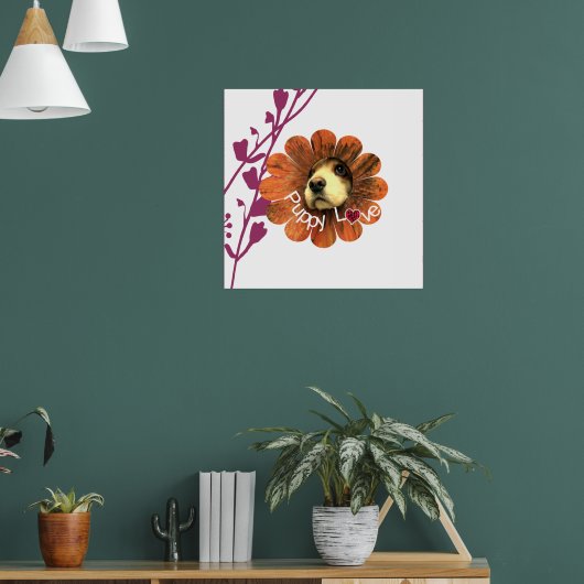 Welpe Liebe Poster (Wohnzimmer 1)