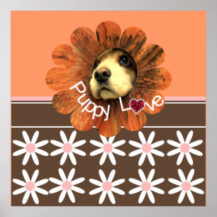 Welpe Liebe Poster