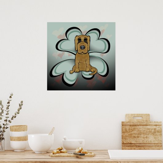 Welpe Liebe Poster (Küche)