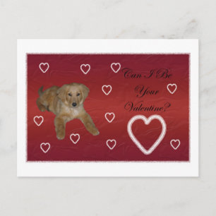 Welpe Liebe Postkarte